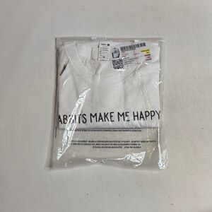 White “Rabbits Make Me Happy” T-Shirt